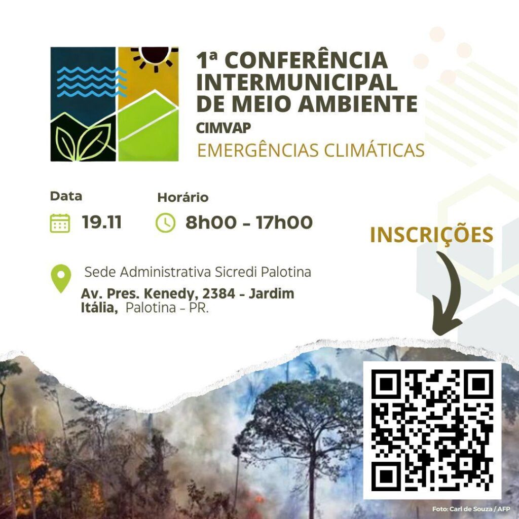 1ª CONFERÊNCIA INTERMUNICIPAL DE MEIO AMBIENTE SERÁ REALIZADA NO PRÓXIMO DIA 19 

Inscrições através do Link: