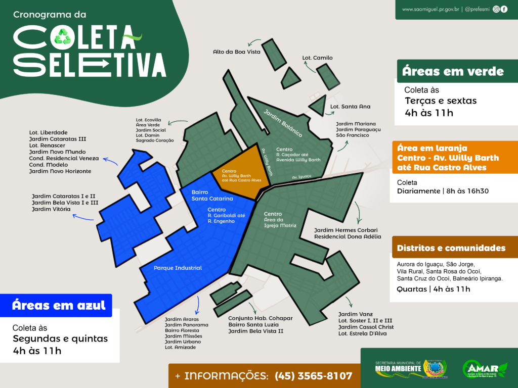 Ajustes na Coleta Seletiva em São Miguel do Iguaçu: Veja Datas