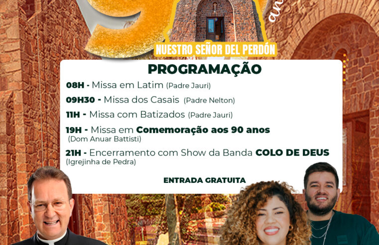 Celebração dos 90 anos da Igrejinha de Pedra em Guaíra