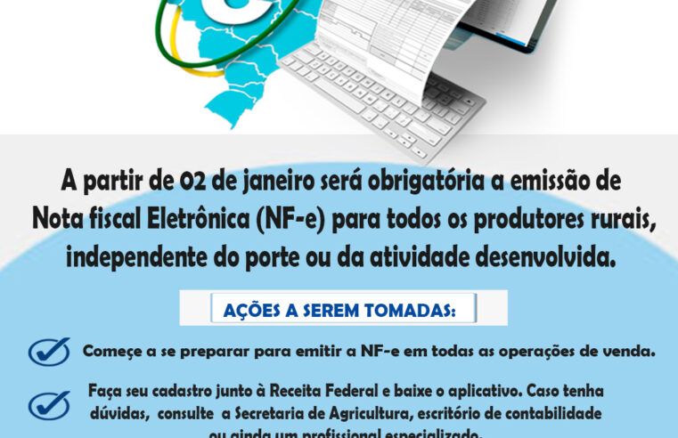 Nota Fiscal Eletrônica será obrigatória para produtores rurais 📄🚜