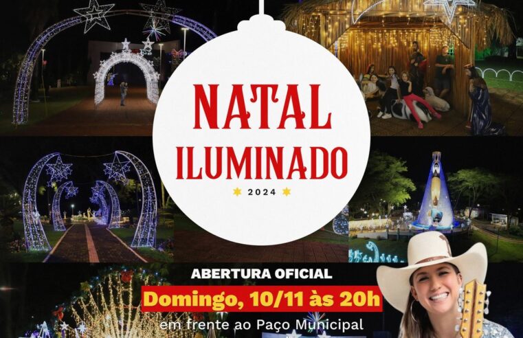 Natal Iluminado em Itaipulândia começa com show de Bruna Viola