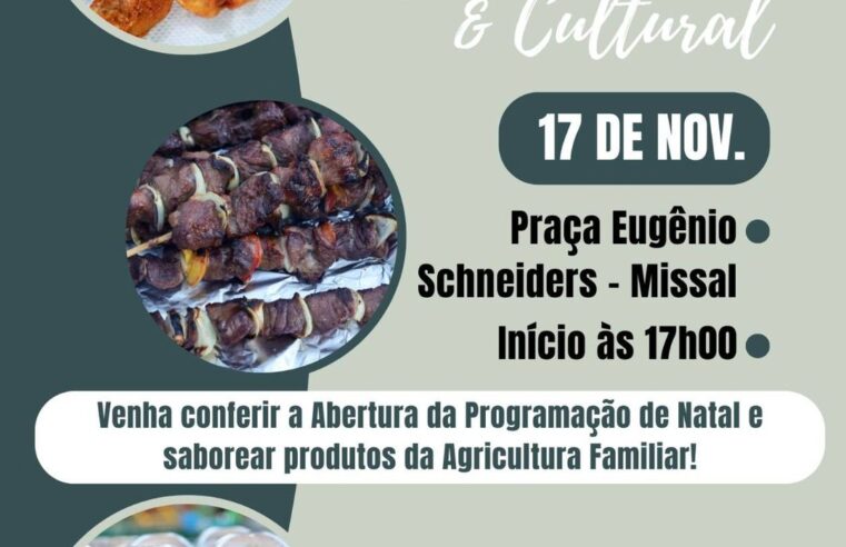 Feira Gastronômica e Cultural em Missal abre Natal no domingo 🎄