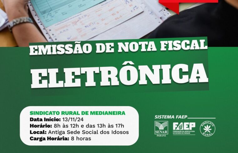 Curso de Nota Fiscal Eletrônica Rural em Itaipulândia 📋