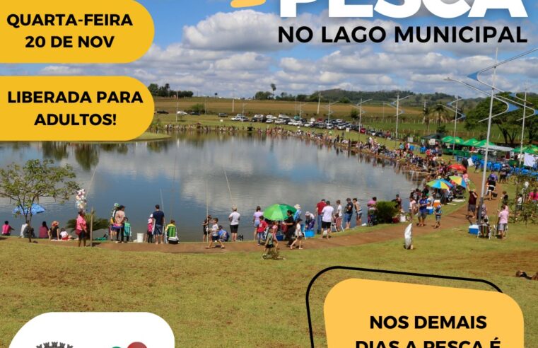 Pesca liberada no Lago de Missal apenas no feriado de 20/11