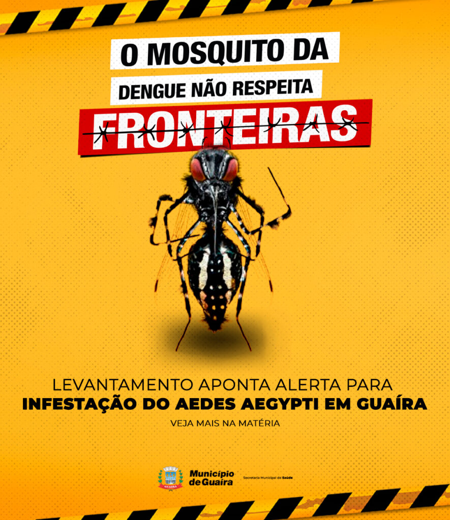 Levantamento aponta alerta para infestação do Aedes aegypti em Guaíra

A Secretaria de Saúde, por meio da Vigilância Ambiental, divulgou nesta semana