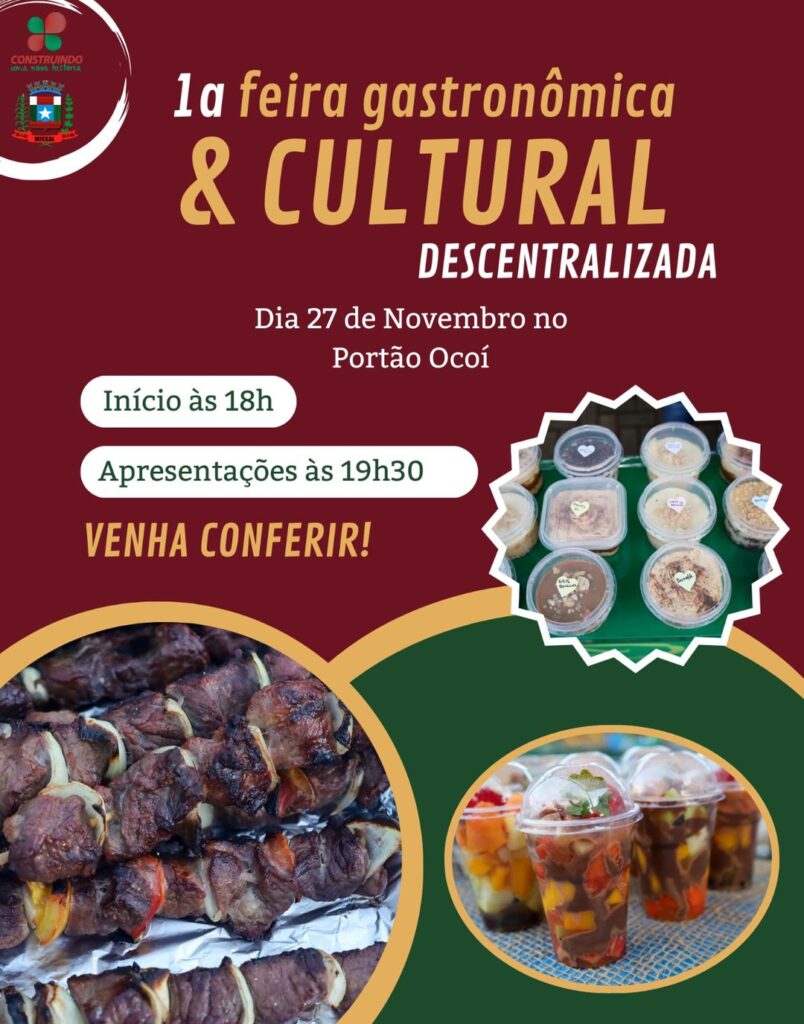 FEIRA GASTRONÔMICA E CULTURAL DESCENTRALIZADA

A Administração Municipal de Missal organizou a programação de Natal. E pela primeira vez a Feira Gastr