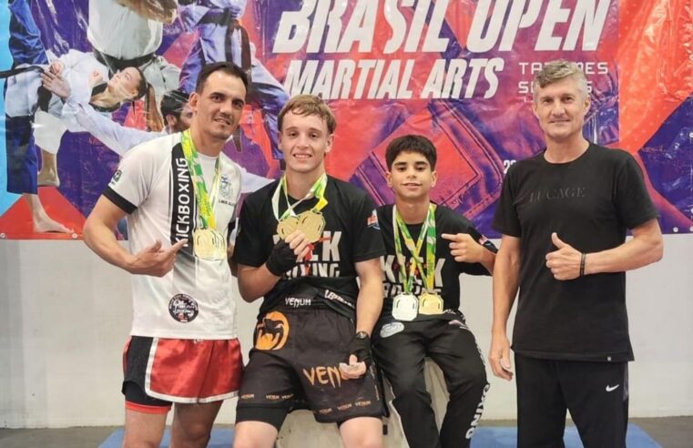 Atletas de Santa Terezinha brilham no Brasileiro de Kickboxing