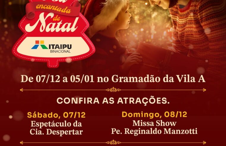 Vila Encantada de Natal de Itaipu traz atrações imperdíveis