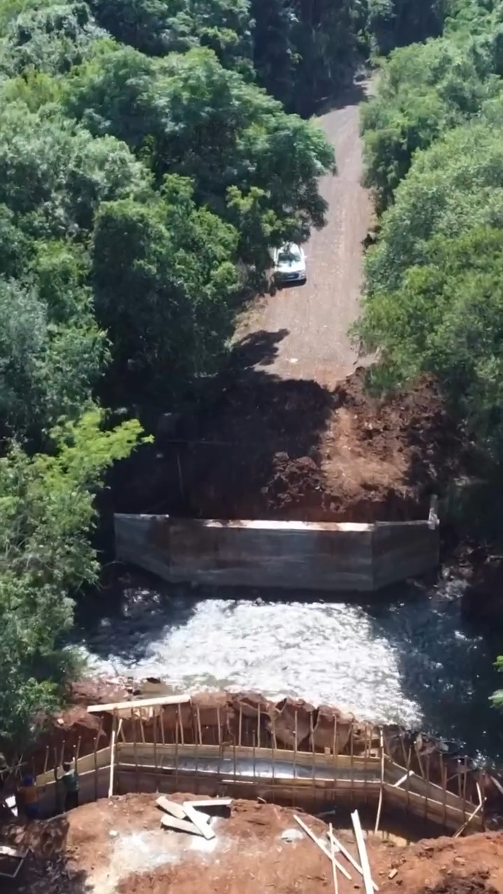 Vídeo Mostra Construção da Maior Ponte de Santa Terezinha 🚧