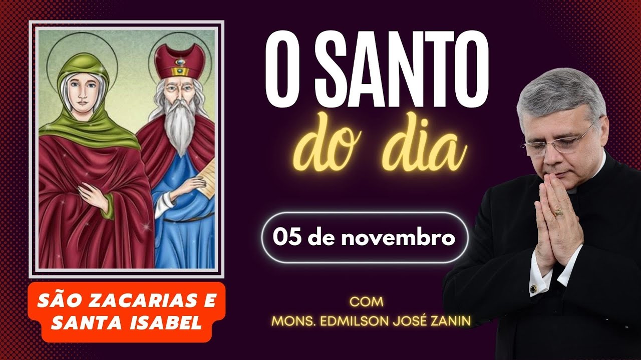 Santo do Dia 05/11: Conheça a história de Zacarias e Isabel