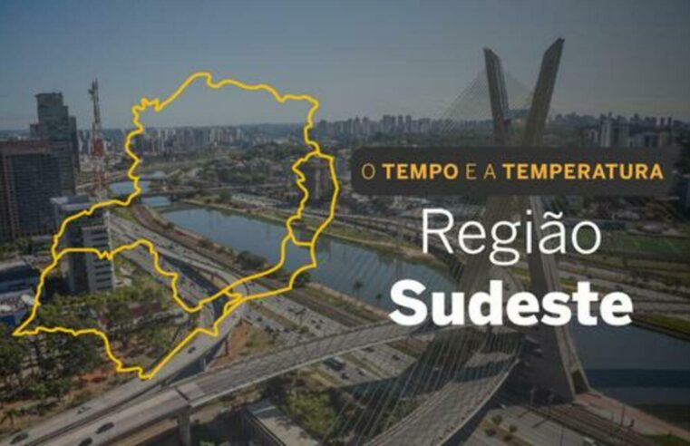 Chuvas intensas no Sudeste: Inmet emite alerta de perigo