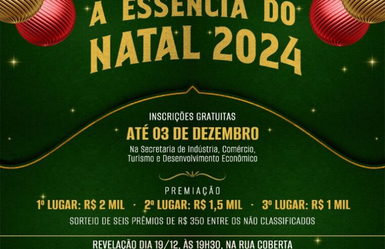 Concurso de Decoração Natalina: Inscreva-se e Ganhe Prêmios!