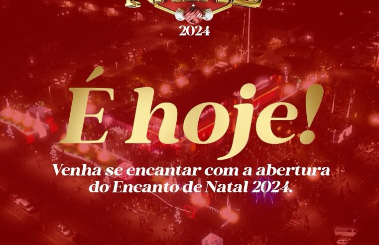 Encanto de Natal em Santa Terezinha de Itaipu começa hoje