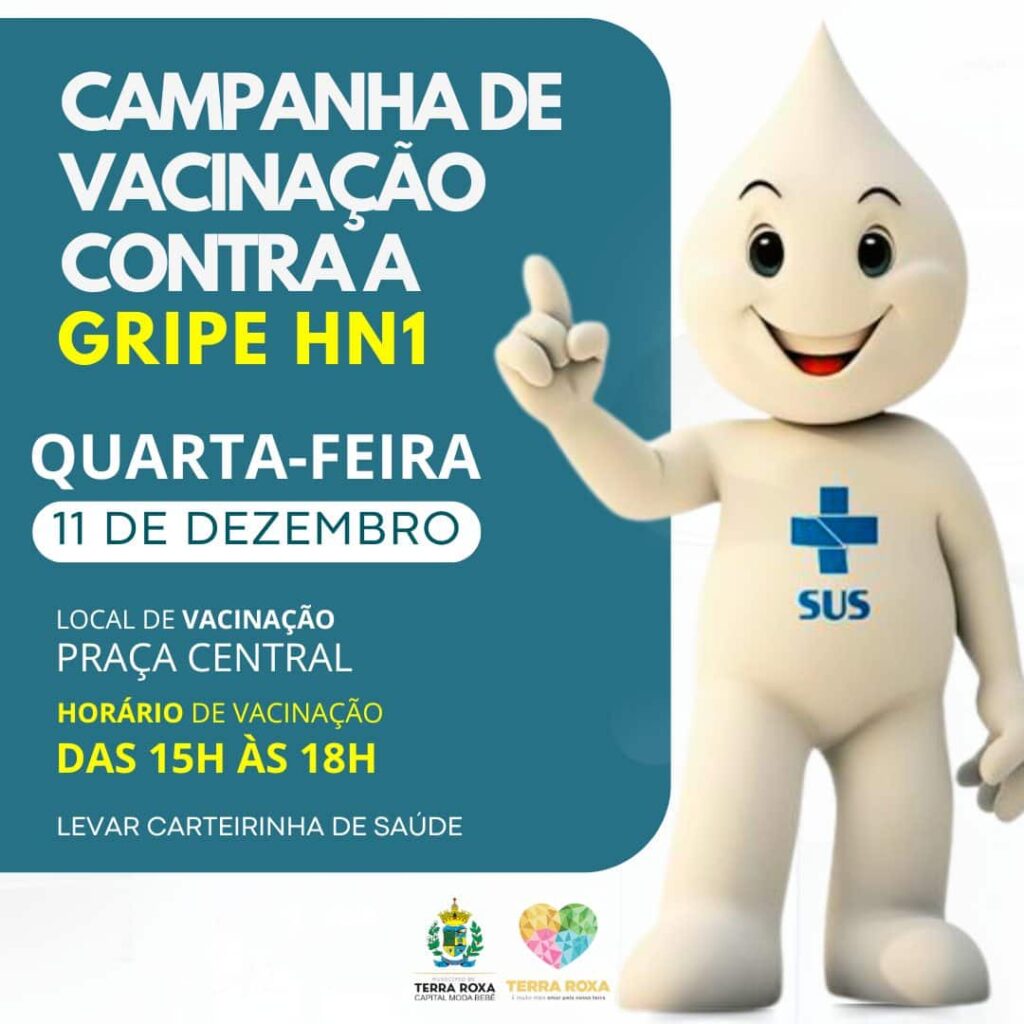 Campanha de vacinação contra a gripe HN1

Na próxima quarta-feira, 11 de dezembro, a Secretaria Municipal de Saúde promoverá uma campanha de vacinação