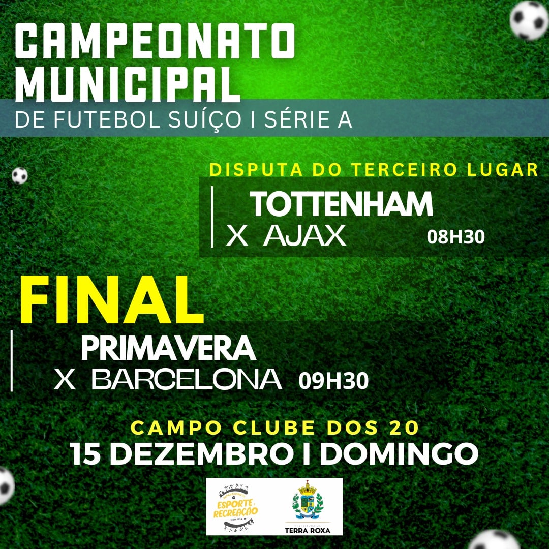 Final do Municipal de Futebol Suíço promete emoção neste domingo ⚽🎉