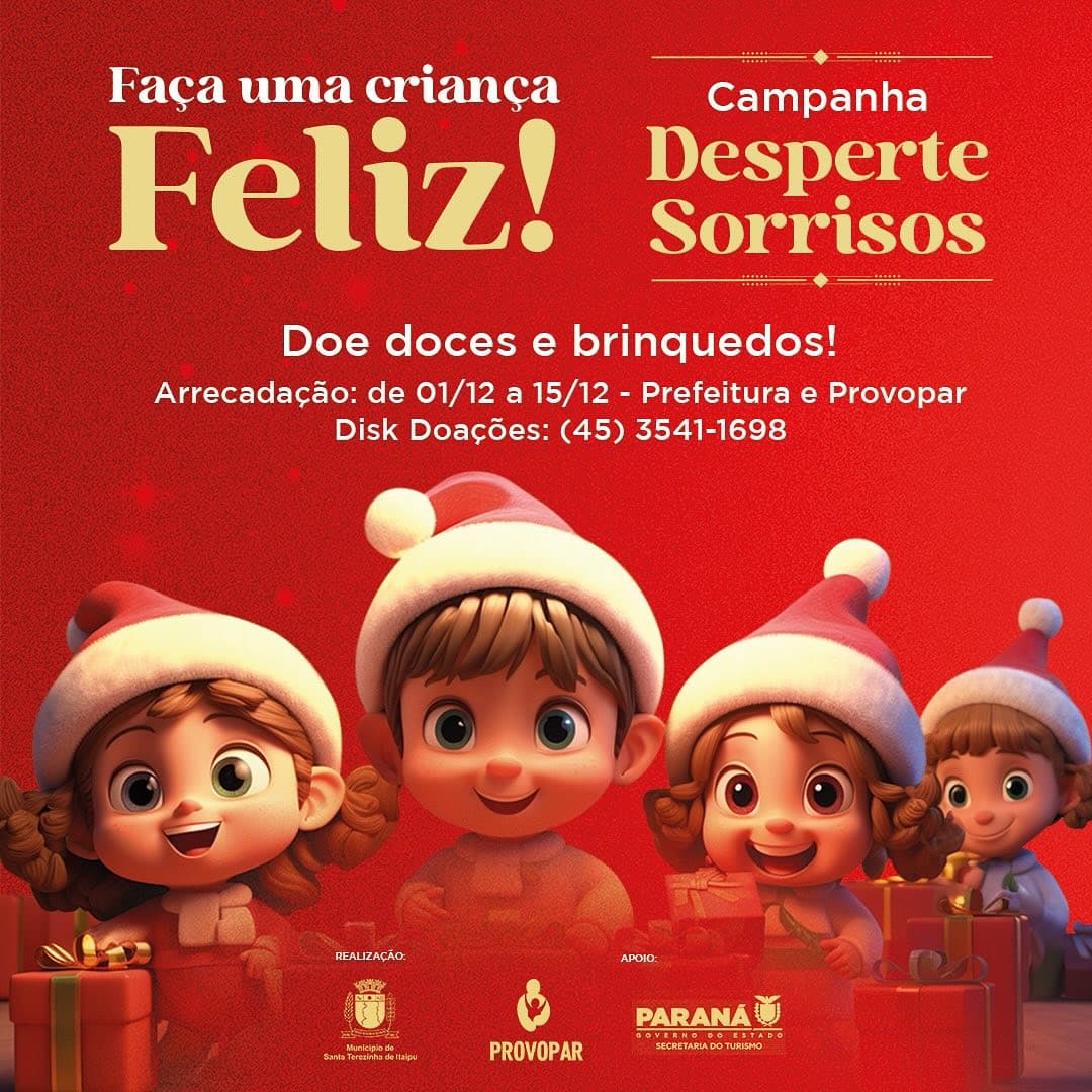 Desperte Sorrisos em Santa Terezinha de Itaipu: Doe e Ajude 🎁