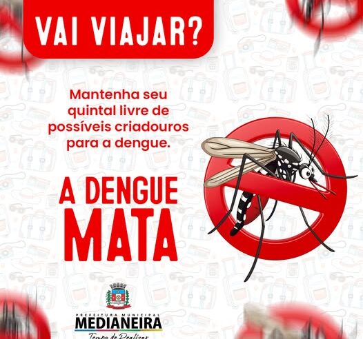 Medianeira Alerta: Previna a Dengue Antes de Viajar 🦟