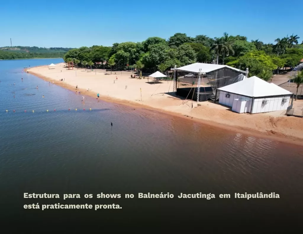 #REVÉILLONEstrutura para os shows no Balneário Jacutinga em Itaipulândia está praticamente pronta

Itaipulândia aguarda vocês para a festa da virada n
