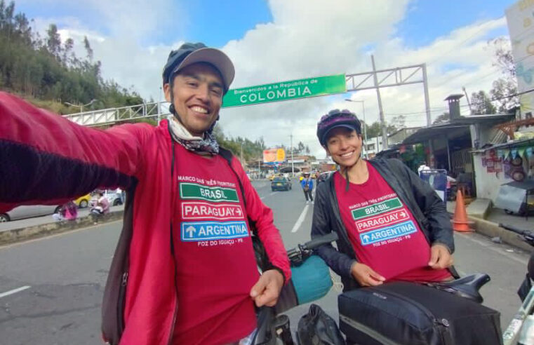 Casal pedala 7.000km de Foz do Iguaçu à Colômbia em 92 dias