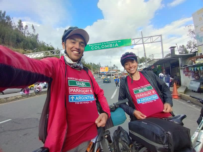 Casal pedala 7.000km de Foz do Iguaçu à Colômbia em 92 dias