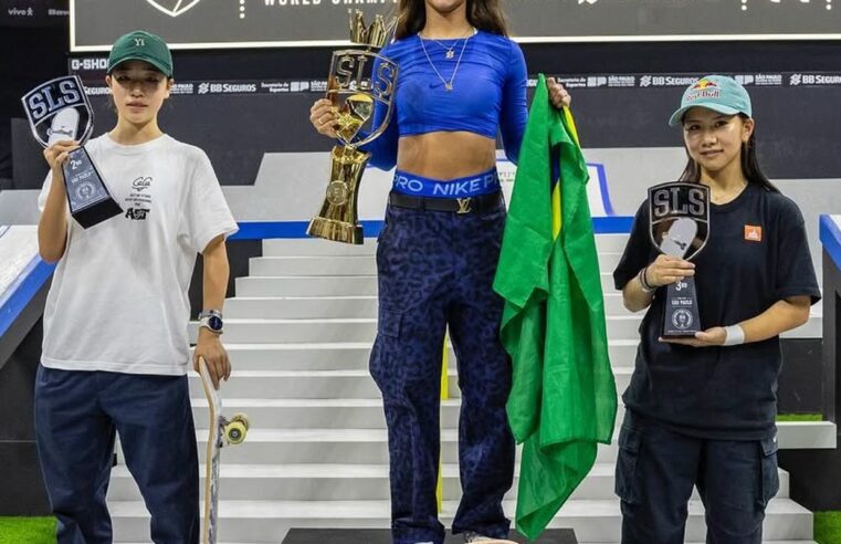 Rayssa Leal faz história com tricampeonato na SLS 2024