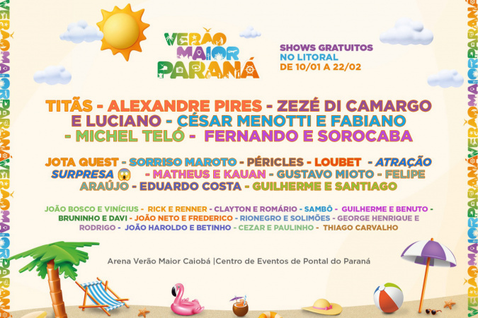 Playlist e Shows Imperdíveis para o Verão 2024/2025 no Paraná