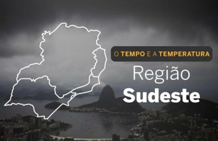 Alerta de chuvas intensas e ventos fortes no Sudeste 🌧️⚡