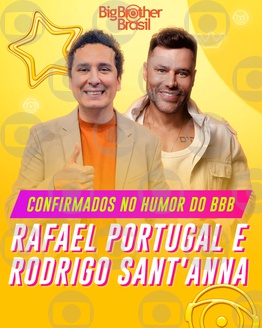 Rafael Portugal e Rodrigo Sant’Anna comandam humor no BBB 25!