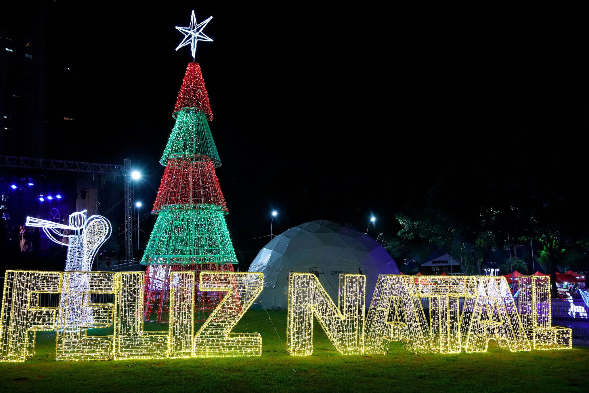 Não Perca! A Magia do Natal Águas e Luzes em Foz do Iguaçu