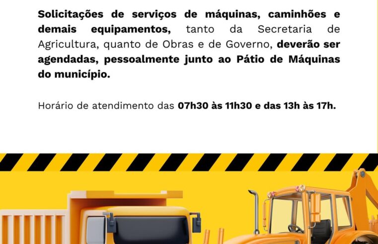 Solicitações de máquinas em Itaipulândia: veja como fazer ⚠️