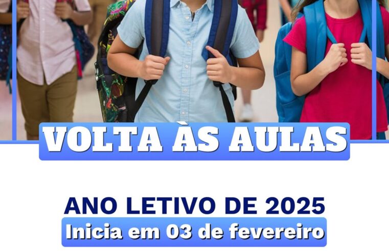 Volta às aulas em Itaipulândia 2025 começa dia 03 🏫