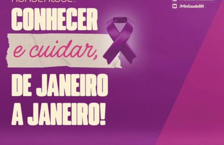 Janeiro Roxo reforça o combate à hanseníase 🚑💜