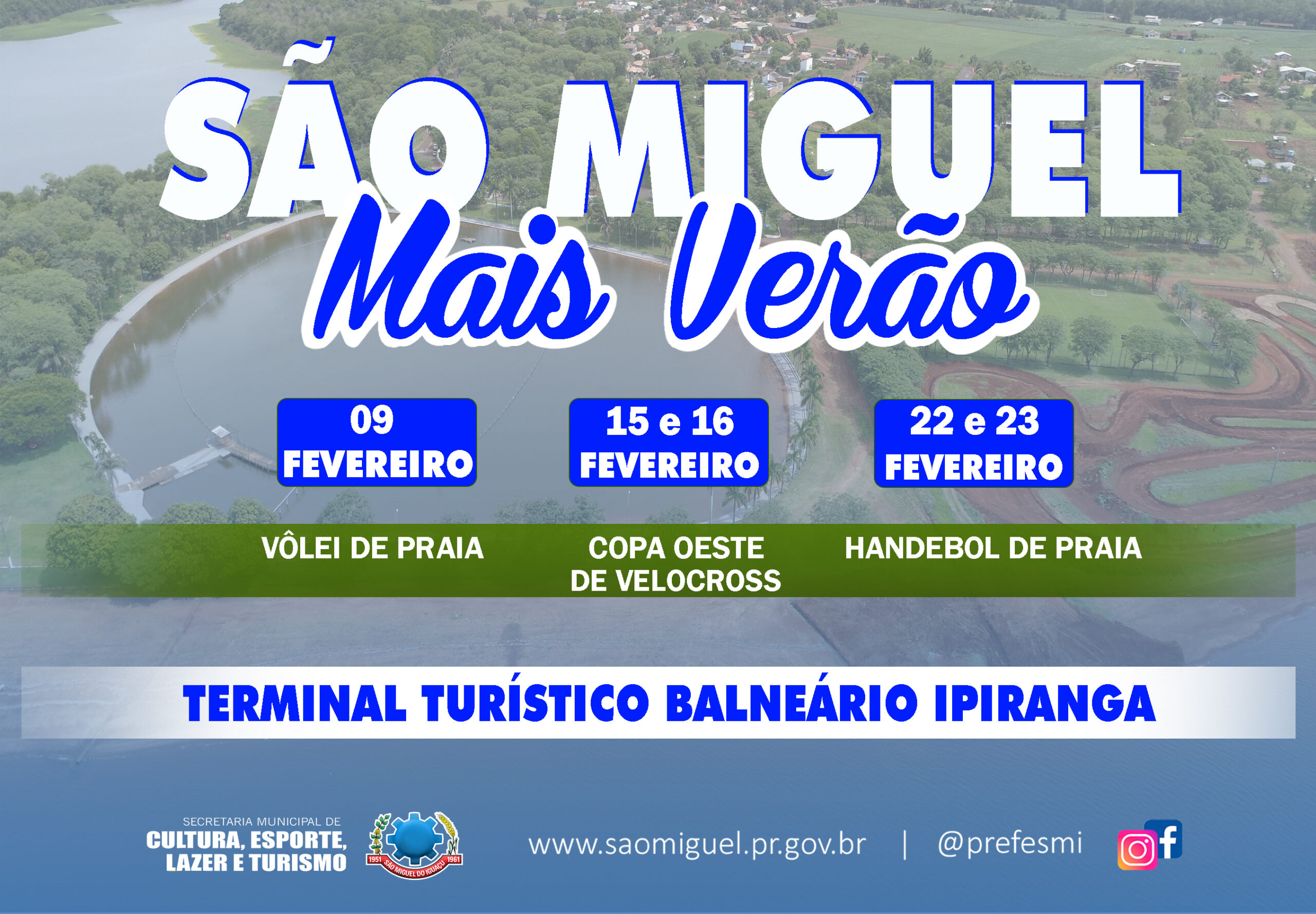 Mais Verão São Miguel: esportes e diversão no Balneário! 🌞🏐