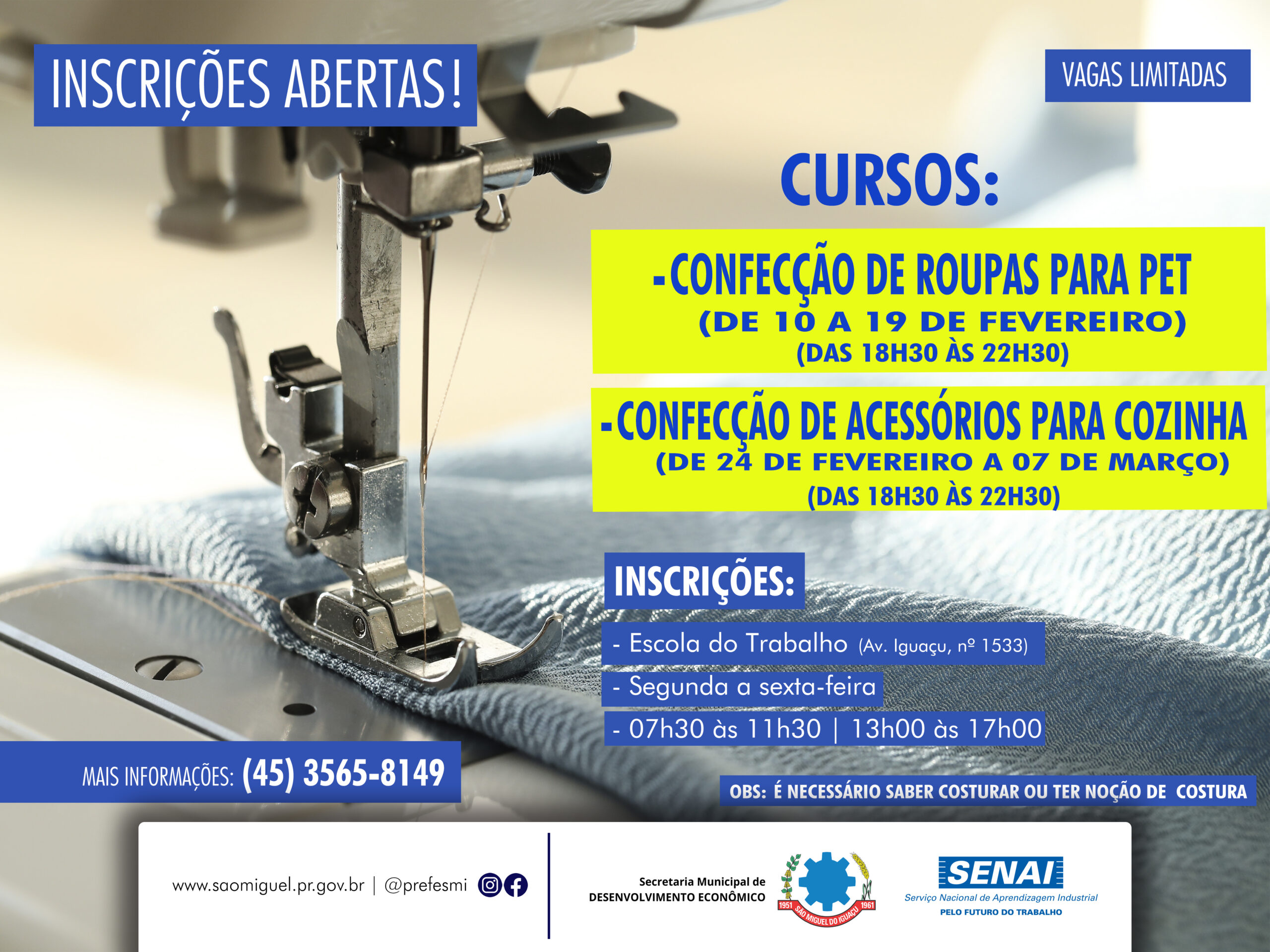 Cursos gratuitos em São Miguel do Iguaçu: inscreva-se já! 🎓