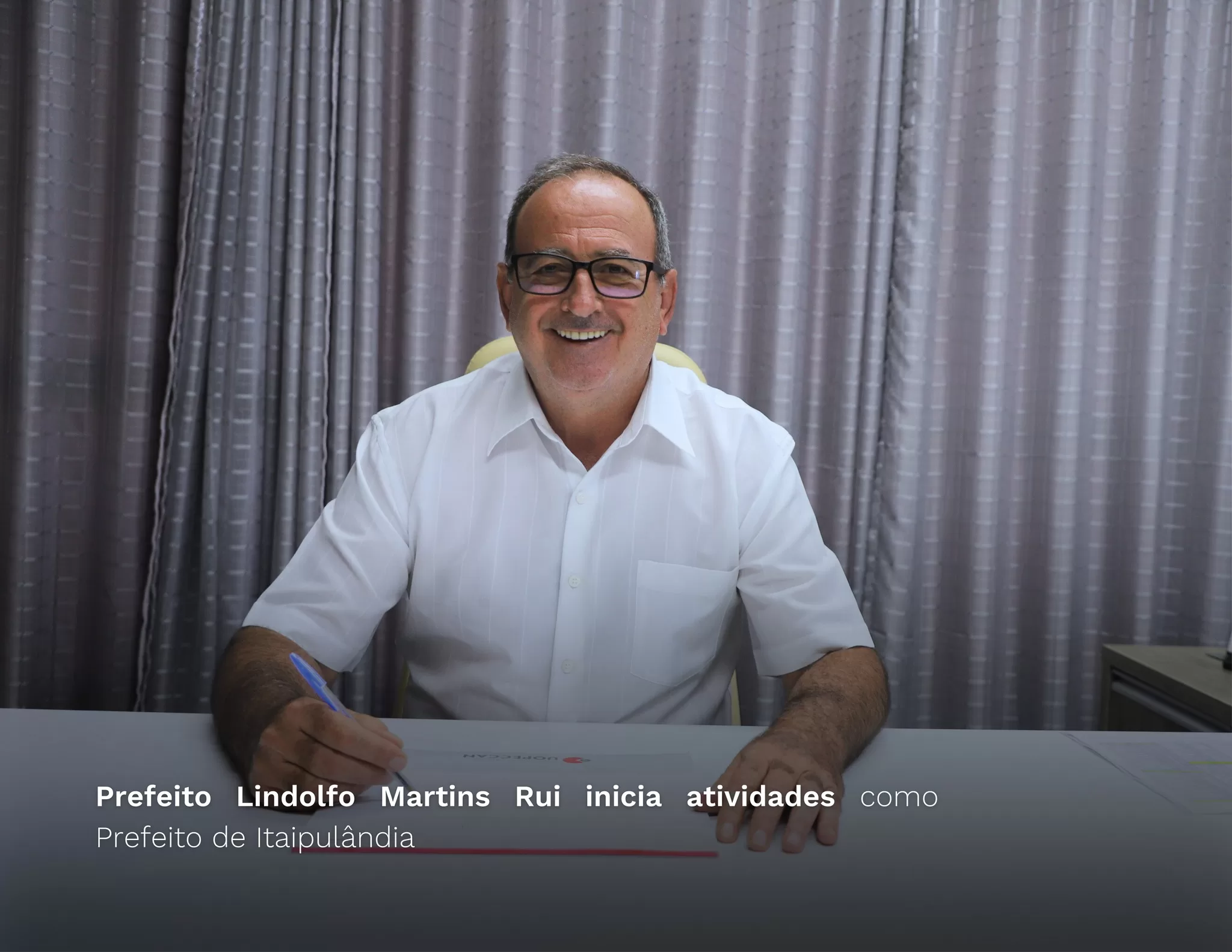 Lindolfo Rui inicia mandato em Itaipulândia com novidades! ✍️