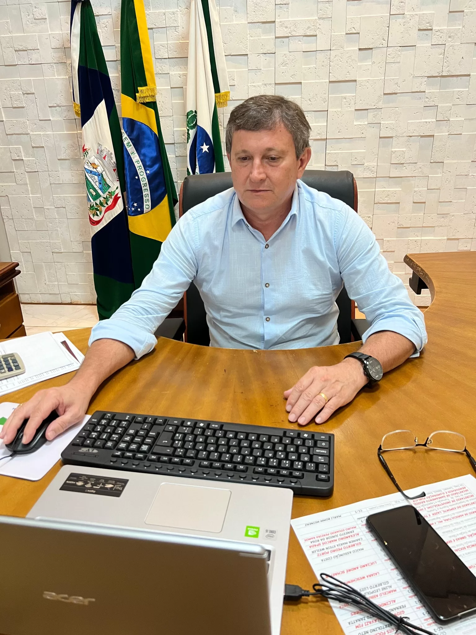 Prefeito de Entre Rios do Oeste inicia agenda estratégica 📋✨