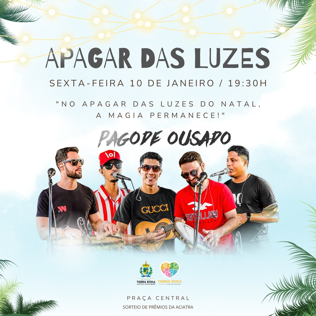 Apagar das Luzes de Natal promete emoção e música ao vivo 🌟