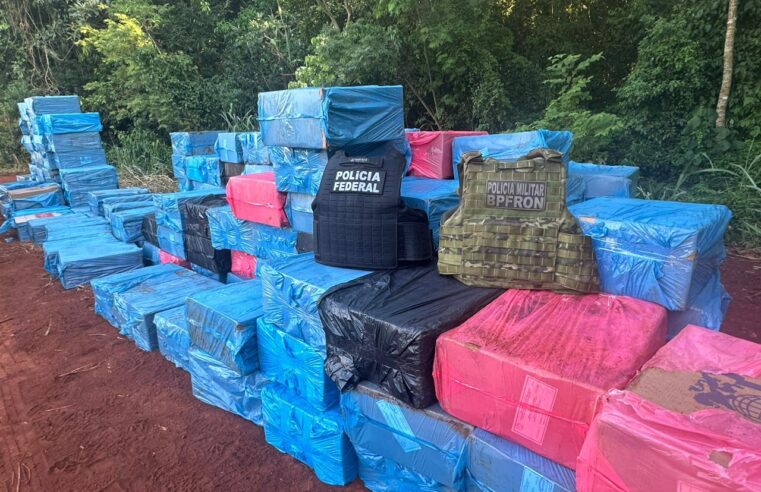 Polícia apreende centenas de caixas de cigarros contrabandeados em operação