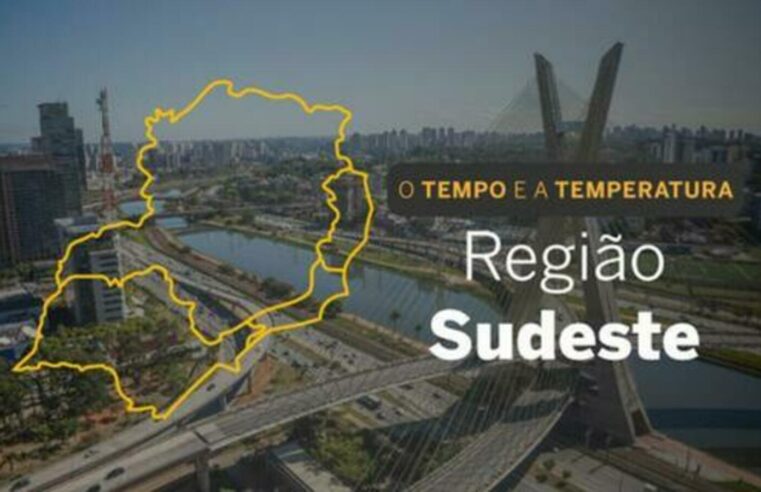 Chuva intensa ameaça o Sudeste nesta sexta-feira ⚠️🌧️