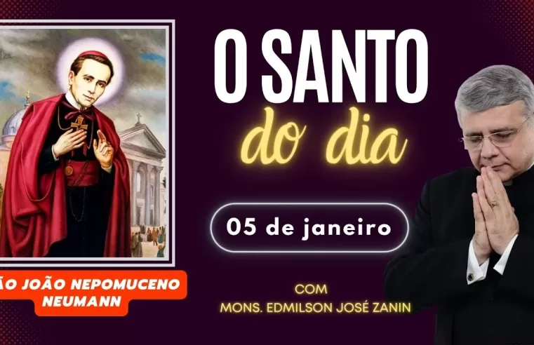 Santo do Dia 05/01: Conheça a história de São João Neumann ✨