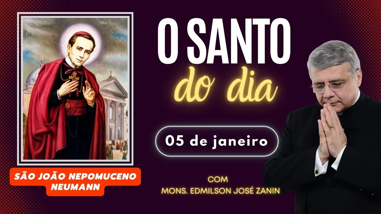 Santo do Dia 05/01: Conheça a história de São João Neumann ✨