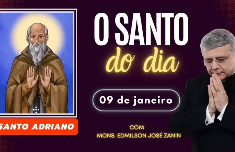 Santo do dia 09/01 🌟 Conheça a história de Santo Adriano