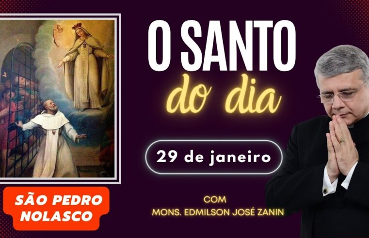 Santo do Dia 29/01 ⛪ Conheça São Pedro Nolasco!