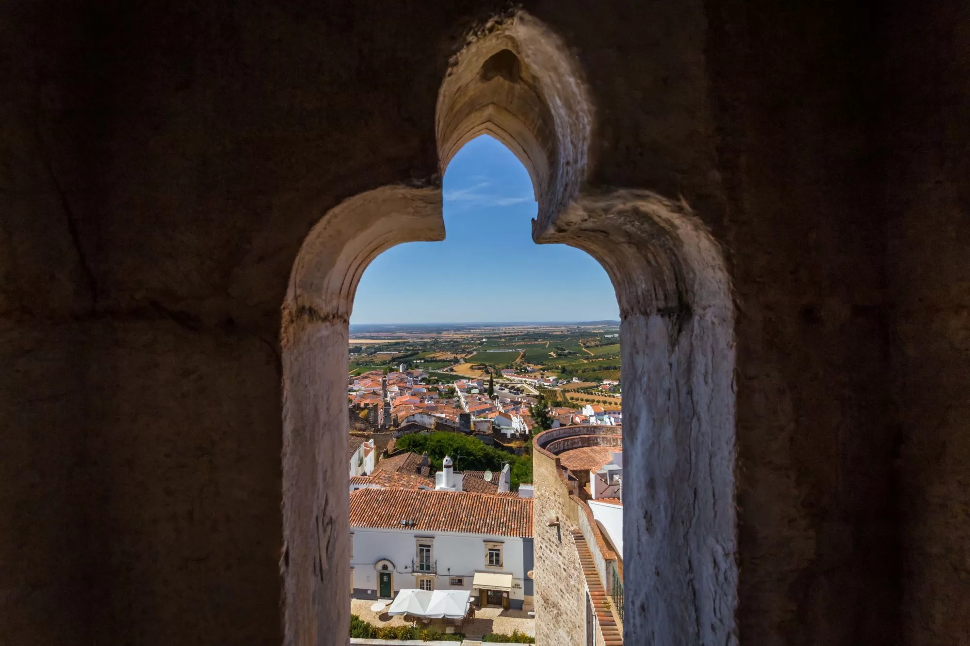 Vista do Castelo de Estremoz