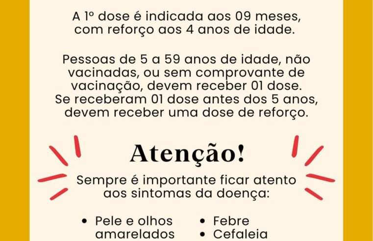 Febre Amarela: vacine-se agora para evitar riscos! 💉🦟