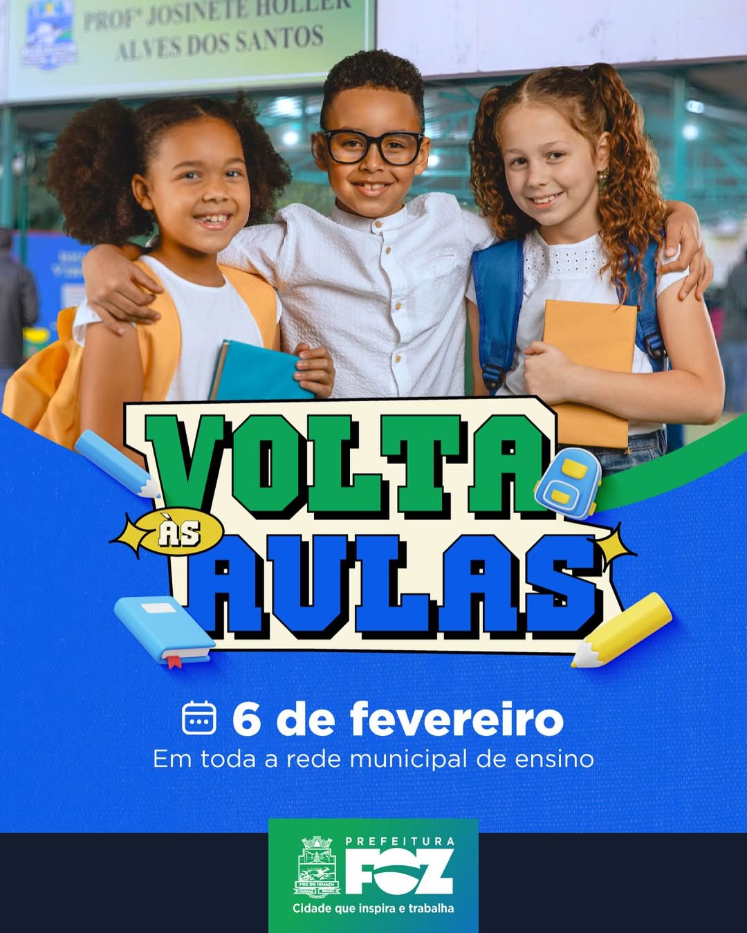 Volta às aulas em Foz: 27 mil alunos retornam 📚✨