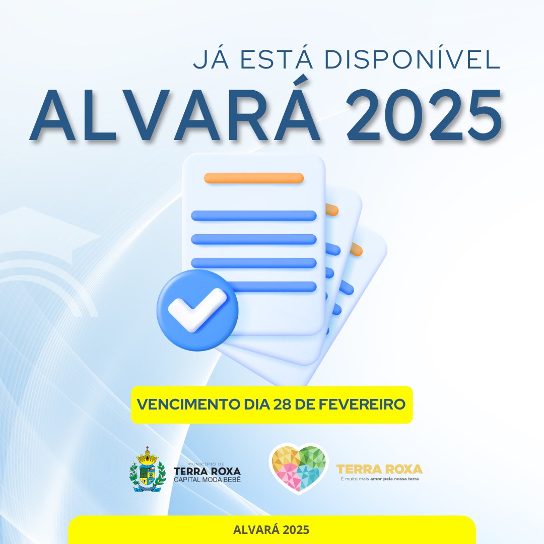 Guia de Taxas de Fiscalização e Saúde de Terra Roxa Disponível!