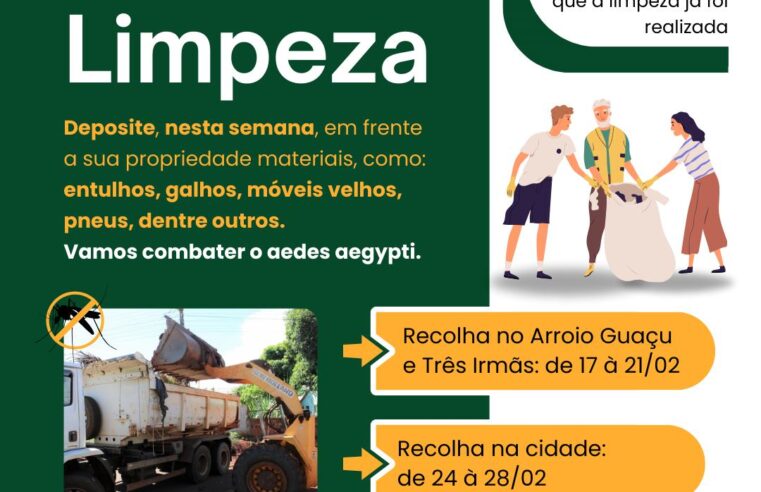 Participe do Arrastão da Limpeza em Mercedes! Comece Agora