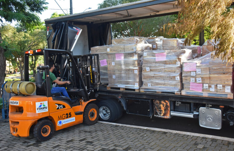 São Miguel do Iguaçu recebe 5.500 livros para educação 📚