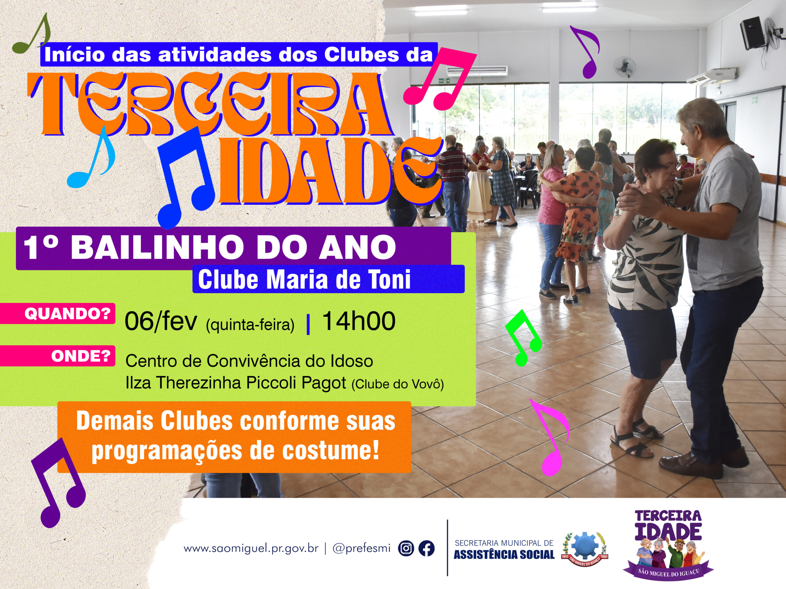 Bailinho da Terceira Idade abre atividades em 2025 🎉💃